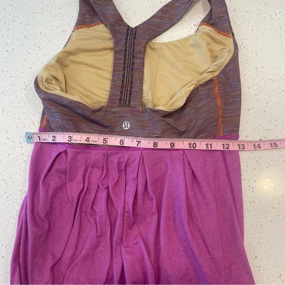 Lululemon Purple Built In Bra Tank Size 6 - Picture 4 of 6